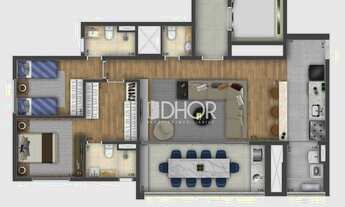 Imagem 2: Venda Brooklin - 3 dorms. 1 suíte - 101 m² - R$ 1.300.000 - Brooklin - São Paulo/SP