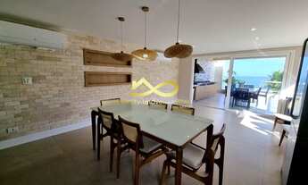 Imagem 3: 4 suítes- churrasqueira privativa- vista para o mar - condomínio pé na areia