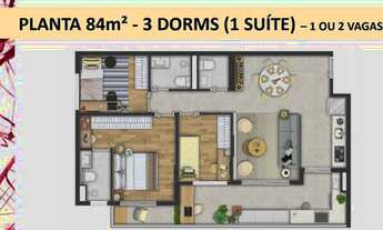 Imagem 2: Apartamento para venda tem 84 metros quadrados com 3 quartos em Butantã - São Paulo - SP