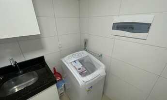 Imagem 3: Flat Qt e Sala Mobiliado no Beach Class Hotels e Residence. Andar Alto