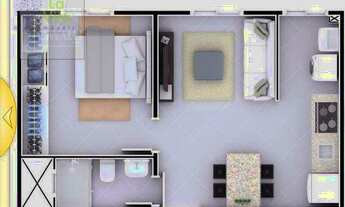 Imagem 3: Apartamento com 1 dormitório, 30 m² - venda por R$ 175.000,00 ou aluguel por R$ 1.032,41/m