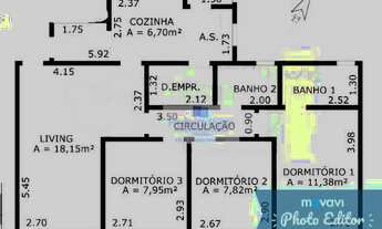 Imagem 4: Apartamento com 3 dormitórios para alugar, 78 m² por R$ 4.786,00/mês - Higienópolis - São