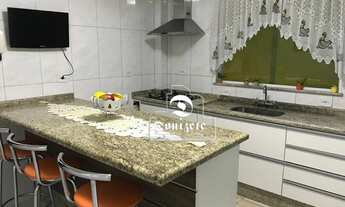 Imagem 2: Sobrado com 3 dormitórios para alugar, 167 m² por R$ 3.580,00/mês - Vila Alzira - Santo An