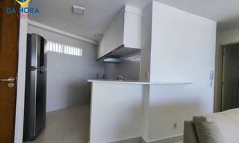 Imagem 6: Apartamento mobiliado 2 quartos, 1 suite, armários, varanda, vista mar, para locação em Po