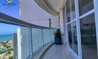 Imagem 4: Apartamento mobiliado 2 quartos, 1 suite, armários, varanda, vista mar, para locação em Po