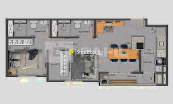 Imagem 5: Apartamento a venda no Edifício Triade Fiúsa Home Resort. Bairro Jardim Olhos D'Água