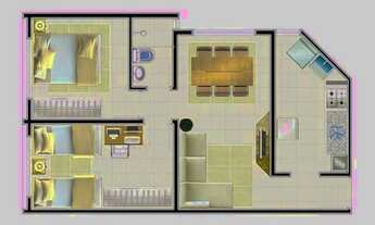 Imagem 6: Apartamento 2 dormitórios Jardim Bela Vista São José dos Campos (* Zero de Entrada) Mude