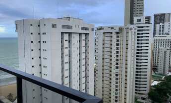 Imagem 2: Alugo flat mobiliado na Navegantes em Boa Viagem, andar alto, nascente com vista para o ma