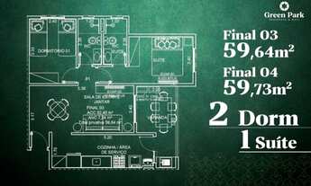 Imagem 7: SCP - Cota de investimento - 3 dormitórios com suíte - varanda com churrasqueira à carvão