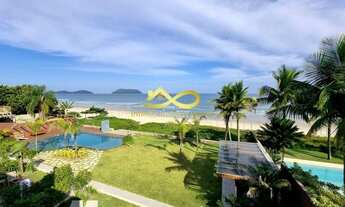 Imagem 1: 4 suítes- churrasqueira privativa- vista para o mar - condomínio pé na areia