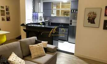 Imagem 3: Apartamento 2 dormitórios com Varanda Gourmet - Planejado e Mobiliado no Parque Industrial