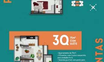 Imagem 5: Apartamento para venda possui 75 metros quadrados com 2 quartos em Village Veneza - Goiâni