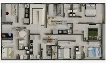 Imagem 4: Cobertura duplex Nova 2 quartos com Jacuzzi no Bessa - João Pessoa - PB