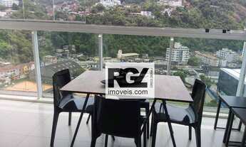 Imagem 3: Apartamento com 1 dormitório para alugar, 48 m² por R$ 2.990,02/mês - José Menino - Santos