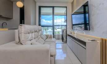 Imagem 3: APARTAMENTO FINAMENTE MOBILIADO SACADA COM CHURRASQUEIRA CARVÃO NO SMART SÃO JOÃO EM ITAJA