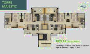 Imagem 5: V17Apartamento para venda com 128 metros quadrados com 1 quarto em Turu - São Luís - MA