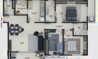 Imagem 7: APARTAMENTO 3 DORMITÓRIOS SENDO 1 SUÍTE COM 2 VAGAS EM CAMPINAS