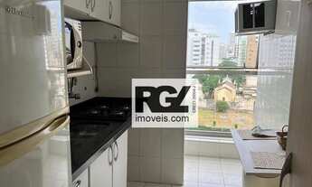 Imagem 4: Apartamento com 1 dormitório para alugar, 45 m² por R$ 3.000,00/mês - Aparecida - Santos/S