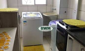 Imagem 4: Lindo apartamento de 52.50 m² com dois quartos com armários modulados, no quarto de solte