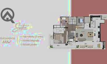 Imagem 4: Apartamento Garden com 4 dormitórios à venda, 212 m² por R$ 3.150.047,78 - Cambuí - Campin