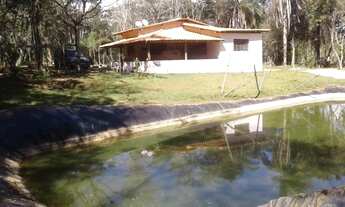Imagem: Sítio de 5.000, duas casas, poço de peixe