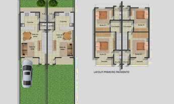 Imagem 2: Excelente Sobrado 2 dormitórios sendo 2 suítes no Loteamento Lisboa III em Forquilhas - Sã