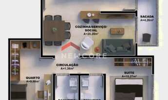 Imagem 6: Apartamento em Rua Orlando João da Rosa - Nova Palhoça - Palhoça/SC