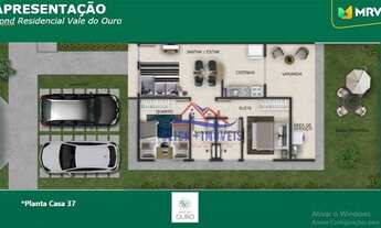 Imagem 6: Casa com 2 dormitórios à venda por R$ 280.000 - CONDOMIO VALE DO OURO - Cuiabá/MT