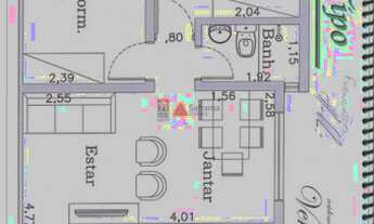 Imagem 7: Apartamento 2 dormitórios Jardim Bela Vista São José dos Campos (* Zero de Entrada) Mude