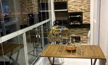 Imagem 4: Apartamento 2 dormitórios com Varanda Gourmet - Planejado e Mobiliado no Parque Industrial