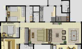 Imagem 7: Apart 3/4 no Lacqua 92 m Próximo da UFRN - Na Br 101 perto do Shooping Natal