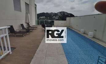 Imagem 6: Apartamento com 1 dormitório para alugar, 48 m² por R$ 2.990,02/mês - José Menino - Santos