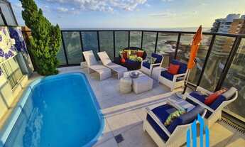 Imagem 2: Duplex com 6 suítes mais lazer privativo, com 4 vagas, vista privilegiada para o mar da Pr