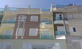 Imagem 6: Cobertura com 2 dormitórios à venda, 102 m² por R$ 350.000,00 - Vila Tibiriçá - Santo Andr