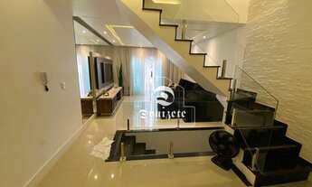 Imagem 6: Sobrado com 3 dormitórios para alugar, 121 m² por R$ 5.141,37/mês - Jardim - Santo André/S