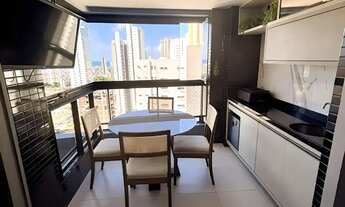 Imagem 3: Auge - Brisamar - Andar alto -107m² -03 Quartos s/02 suítes + DCE -02 vgs - Ambientado c