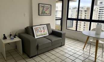 Imagem 6: Alugo flat mobiliado na Navegantes em Boa Viagem, andar alto, nascente com vista para o ma