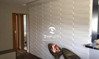 Imagem 4: Apartamento com 2 dormitórios para alugar, 82 m² por R$ 3.207,44/mês - Campestre - Santo A