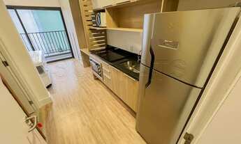 Imagem 2: Apto estilo studio muito bem localizado ao lado da Av. Santo Amaro, disponível para locaçã