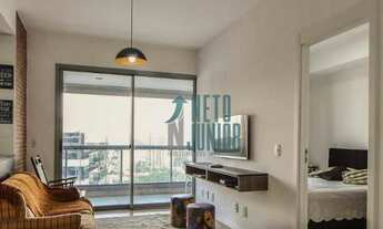 Imagem 3: Apartamento com 1 dormitório para alugar, 55 m² por R$ 5.255,81/mês - Brooklin - São Paulo