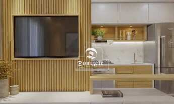 Imagem 4: Apartamento com 2 dormitórios para alugar, 47 m² por R$ 2.630,00/mês - Centro - Santo Andr