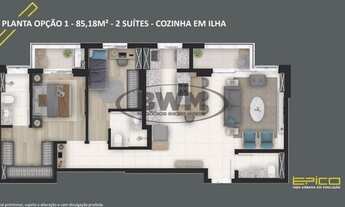 Imagem: Apartamento com 2 dormitórios à venda