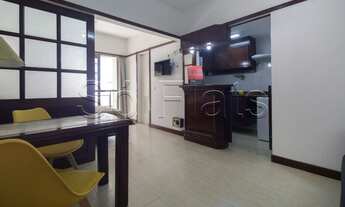 Imagem 3: Flat na região central de SP com 32m² contendo 1 dormitório e 1 vaga disponível para locaç