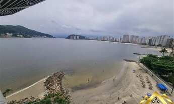 Imagem 7: 2 Suítes Frontal ao mar, Ampla Sala, 2 vagas e lazer completo na Praia dos milionários, Sã