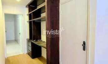 Imagem 5: Apartamento para aluguel em Gonzaga, Santos 2 dorm. 1 suíte, 2 varandas com Dependencia