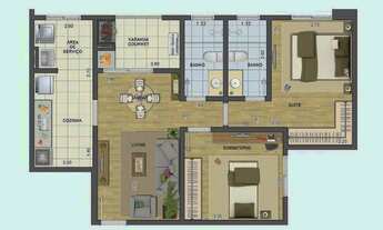 Imagem 4: Apartamento de 2 dormitórios na Planta - 290.000,00