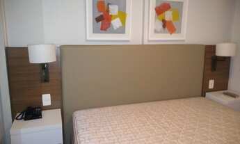 Imagem 3: Flat mobiliado em área nobre da Vila Olimpia com recepção de hotel, 1 dorm., varanda e 1 v