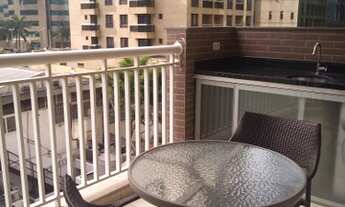 Imagem 2: Flat mobiliado em área nobre da Vila Olimpia com recepção de hotel, 1 dorm., varanda e 1 v