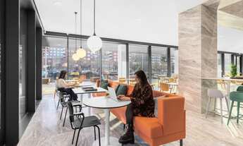 Imagem 5: Espaço de escritório aberto e bem decorado para 10 pessoas, SPACES Berrini