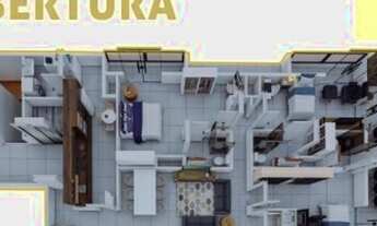 Imagem 4: Apartamento 1,2 e 3 quartos QSE 17 Taguatinga Sul na planta